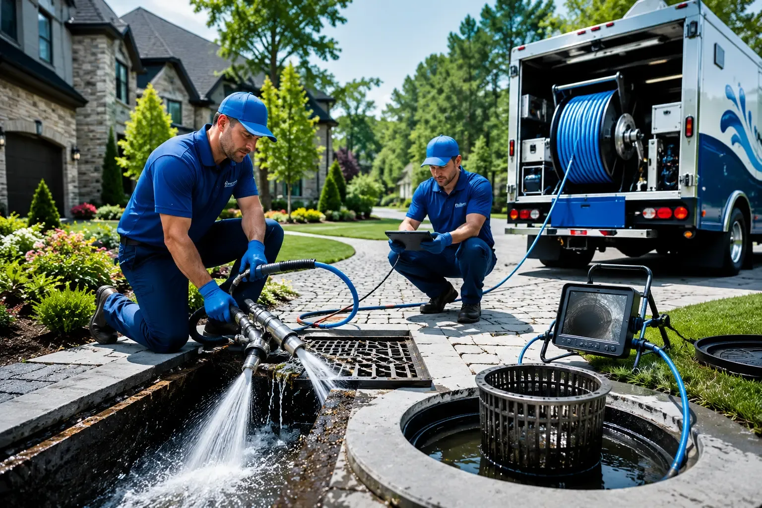 Local outdoor drain cleaning professionals in Laotto, IN